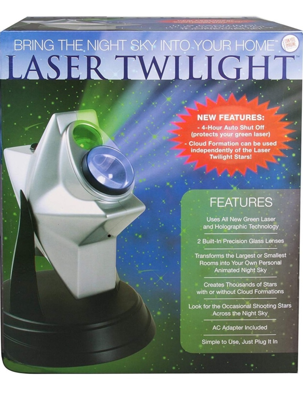 Can You Imagine Laser Twilight Stars Projector - Night Stars & Sky